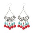 Wholesale Bohemian Tassel Turquoise Vintage Earrings For Discount