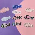 Wholesale 5pcs Cartoon Fish Acrylic FlatBack Cute Accessories For Cheap