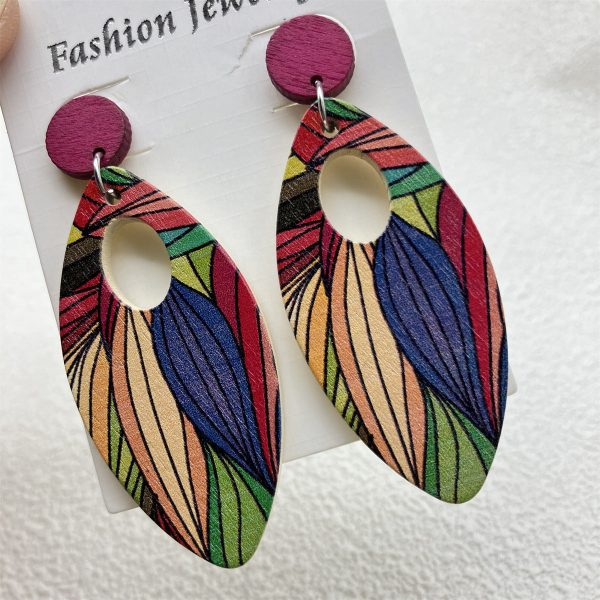 Wholesale Bohemian Wooden Earrings For Cheap