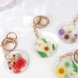 Wholesale 6pcs Natural Dried Flower Keychain Online Sale