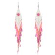 Wholesale Colorful Rice Beads Bohemian Tassel Earrings Online Hot Sale