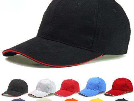 Wholesale Advertising Printed Logo Embroidery Sandwich Cotton Baseball Cap Cheap