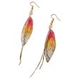 Wholesale Epoxy Butterfly Wings Gradient Color Earrings Hot on Sale