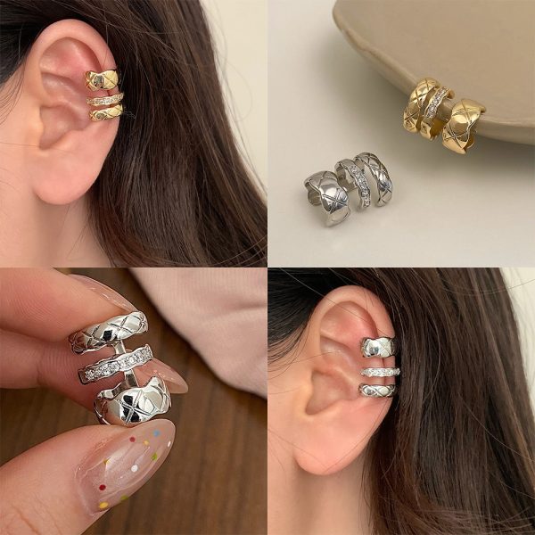 Wholesale Fashion Micro-Inlaid Zirconia Single Ear Cuff Online Sale