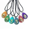 Wholesale 6pcs Natural Starfish Specimen Luminous Stone Necklace For Discount