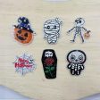 Wholesale 10pcs Funny Halloween Series DIY Acrylic FlatBack Ghost Pumpkin Accessories For Discount