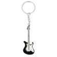 Wholesale Music Festival Metal Instrument Colorful Guitar Keychain Online Sale