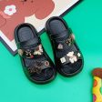 Wholesale Children s Cute Cartoon Black and White Bear Sandals For Cheap