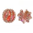 Wholesale 25pcs Rhinestone Pumpkin Beads Colorful Lantern Accessories Material Beads Online Sale