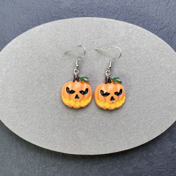 Wholesale Halloween Simple Fashion Ghost Pumpkin Spider Witch Spoof Earrings Online