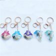 Wholesale 6pcs Luminous Shell Starfish Resin Keychain Hot on Sale