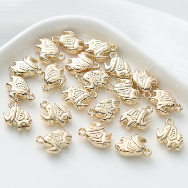 Wholesale Gold Vintage Bracelet Pendant Butterfly Tulip Collection Diy Accessories Fashion