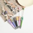 Wholesale 10pcs Beadable Pens Full of Diamonds DIY Handmade Diamond Ballpoint Pen Online Hot Sale