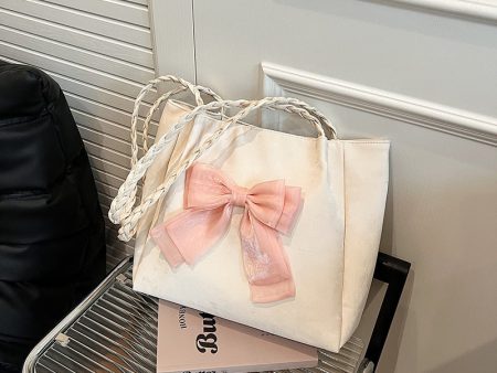 Wholesale Bow Contrast Shoulder Bag Cheap