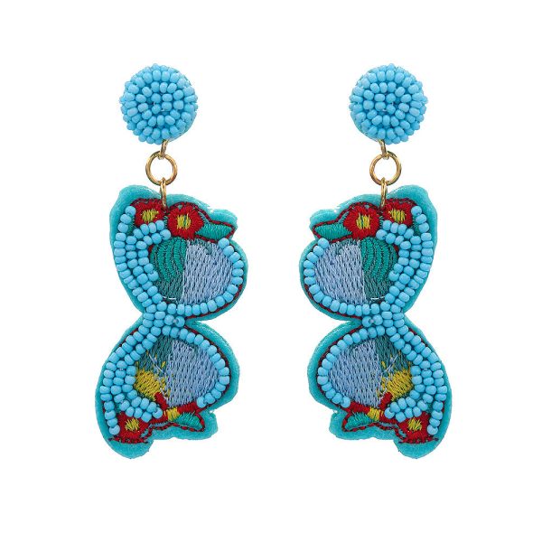 Wholesale Bohemian Handwoven Sunglasses and Bead Earrings Sale