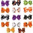 Wholesale Halloween Cartoon Print Bow Hairpin Supply