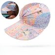 Wholesale New Summer Printed Sun Protection UV Large Brim Face Covering Outdoor Swimming Cap Online Sale