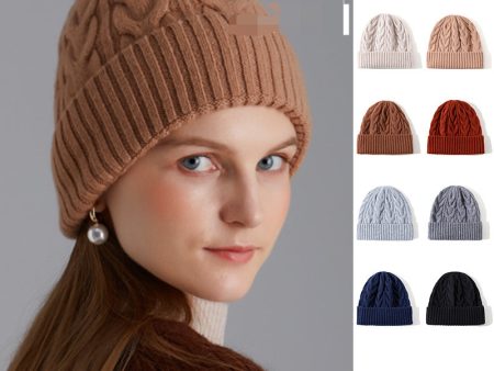 Wholesale Autumn and Winter Thick Warm Sheep Wool Beanie Hot on Sale