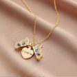 Wholesale Mother s Day ILoveYou Diamond Butterfly Openable Necklace Sale