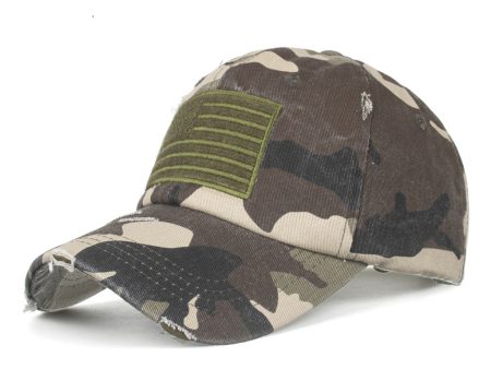 Wholesale Flag Embroidered Baseball Cap Supply