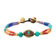 Wholesale Tibetan Retro Nepalese Braided Bell Bracelet on Sale