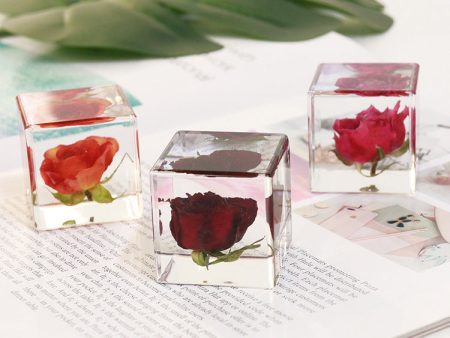 Wholesale 6pcs 3D Real Flower Bubble Rose Crafts Ornaments For Discount