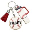 Wholesale 2pcs Sports Mother s Day Football Basketball Tassel Keychain Online Sale