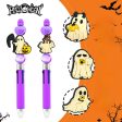 Wholesale 100pcs Halloween PVC Soft Rubber Ghost Divy Beads Cheap