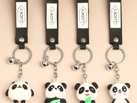 Wholesale Cartoon Giant Panda Doll Keychain For Discount