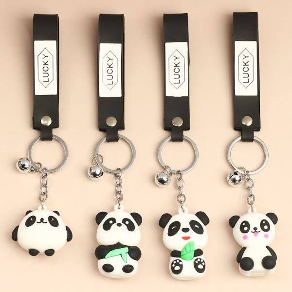 Wholesale Cartoon Giant Panda Doll Keychain For Discount