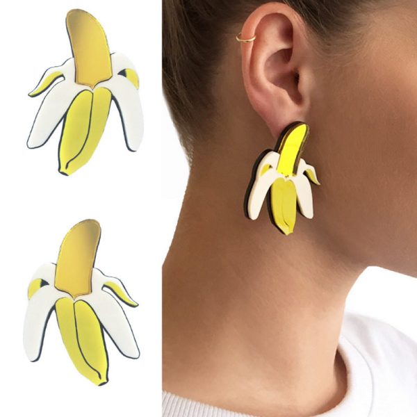 Wholesale Fruit and Vegetable Series Acrylic Earrings Online Sale