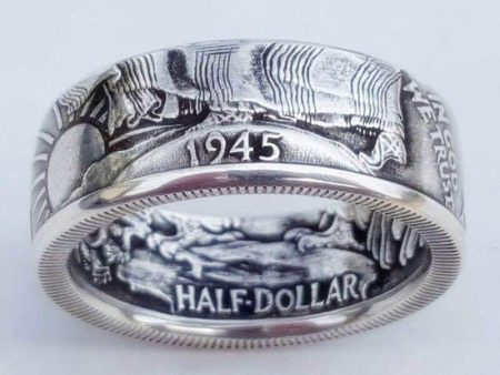 Wholesale  Antique Coin Morgan Dollar Engraved Ring For Cheap