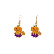 Wholesale Halloween Bat Pumpkin Funny Horror Skull Eye Earrings Sale