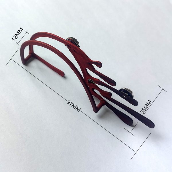 Wholesale Halloween Exaggerated Lava Retro Wine Red Earrings For Discount