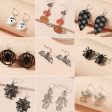 Wholesale Halloween Series Funny Spider Skull Earrings Supply