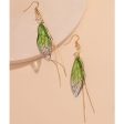 Wholesale Epoxy Butterfly Wings Gradient Color Earrings Hot on Sale