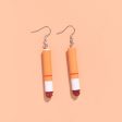 Wholesale Funny Personality Fun Simulation Cigarette Butt Earrings Online now