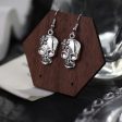 Wholesale Halloween Trendy Street Style Hip-hop Style Skull Earrings on Sale