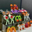 Wholesale Halloween Hollow Cartoon Ghost Pumpkin Cat Acrylic Earrings Hot on Sale