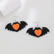 Wholesale Halloween Cartoon Printed Acrylic Earrings Hot on Sale