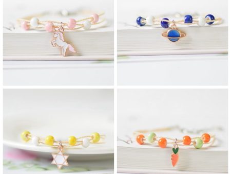 Wholesale Unicorn Carrot Key Ceramic Bracelet Hot on Sale