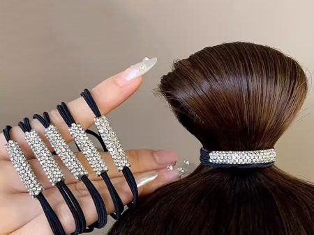 Wholesale Super Shiny Rhinestone High Elastic Hairband Supply