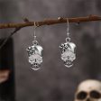 Wholesale Halloween Trendy Street Style Hip-hop Style Skull Earrings on Sale