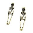 Wholesale Halloween Skeleton Exaggerated Dark Style Earrings For Discount