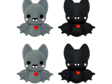 Wholesale 10pcs 3D Cartoon Love Bat Silicone Beads Discount