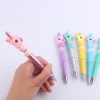 Wholesale Beaded Pens DIY Cute Cartoon Vase Flower House Tooth Glue Colorful Plastic Ballpoint Pen Cheap