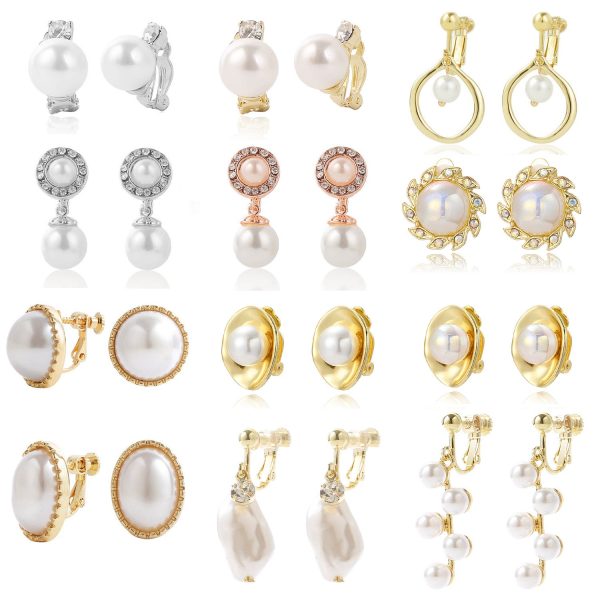 Wholesale Pearl Simple Ear Bone Clip No Ear Piercing High-end Pearl Ear Clip Online