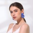 Wholesale Raffia Handmade Geometric Earrings Online Hot Sale