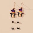 Wholesale Halloween Ghost Skull Vintage Exaggerated Stud Earrings Accessory Sale