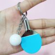 Wholesale Creative Table Tennis Ball Keychain Hot on Sale